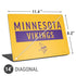 NFL Minnesota Vikings Yellow Performance Series Universal Laptop 14in (11.4 x 8.2in) Skin