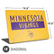 NFL Minnesota Vikings Yellow Performance Series Universal Laptop 18in (14.6 x 10.6in) Skin