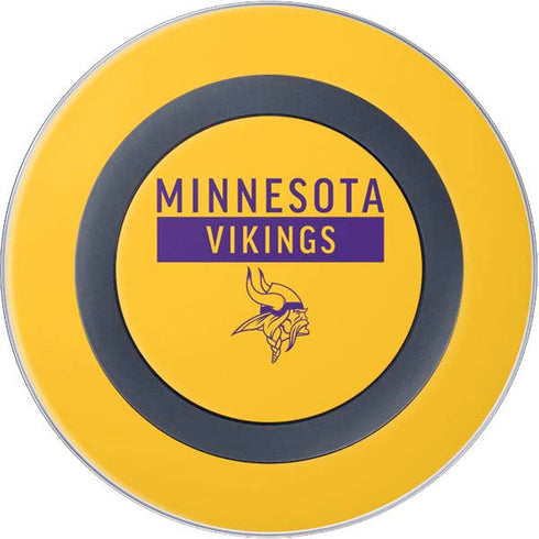 NFL Minnesota Vikings Yellow Performance Series Wireless Charger Skin