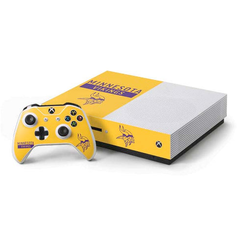 NFL Minnesota Vikings Yellow Performance Series Xbox One Skins