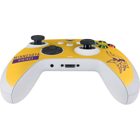NFL Minnesota Vikings Yellow Performance Series Xbox Series S Controller Skin