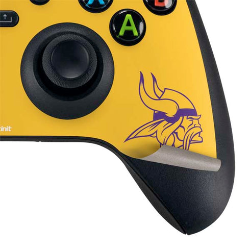 NFL Minnesota Vikings Yellow Performance Series Xbox Series X Bundle Skin