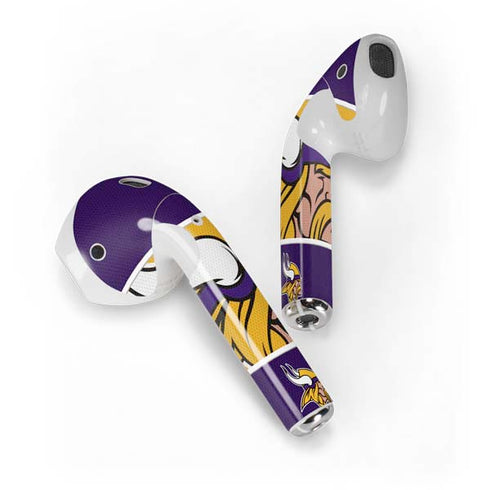 NFL Minnesota Vikings Zone Block Apple AirPods Skin