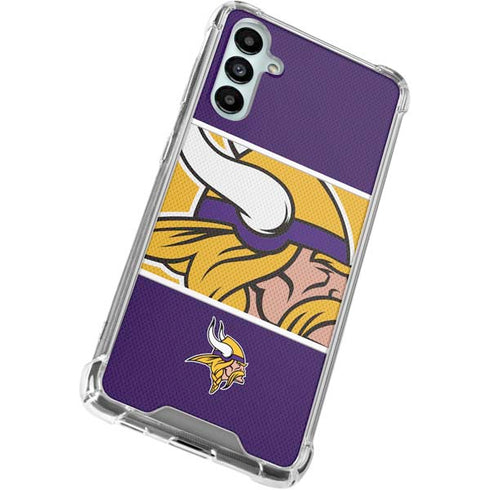 NFL Minnesota Vikings Zone Block Galaxy A15 5G Clear Case