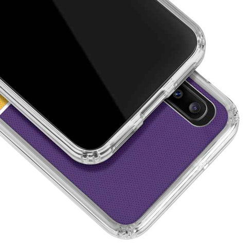 NFL Minnesota Vikings Zone Block Galaxy A20 Clear Case