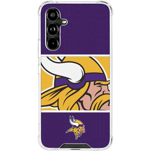 NFL Minnesota Vikings Zone Block Galaxy A54 5G Clear Case