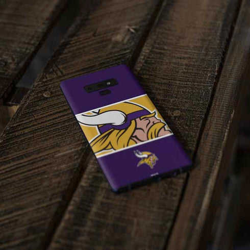 NFL Minnesota Vikings Zone Block Galaxy Note 9 Skin