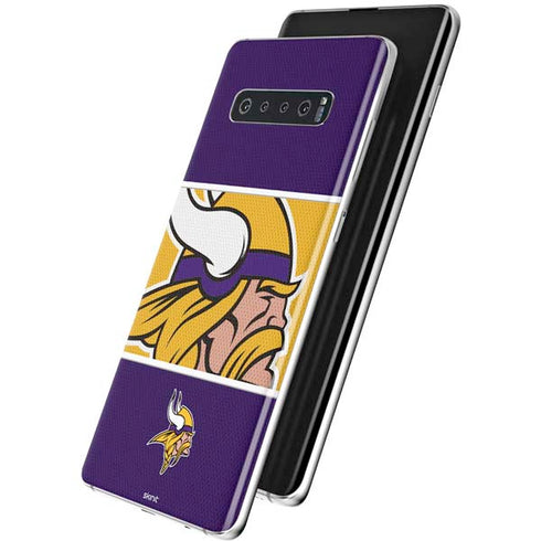 NFL Minnesota Vikings Zone Block Galaxy S10 Skin