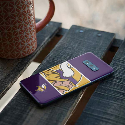 NFL Minnesota Vikings Zone Block Galaxy S10e Skin