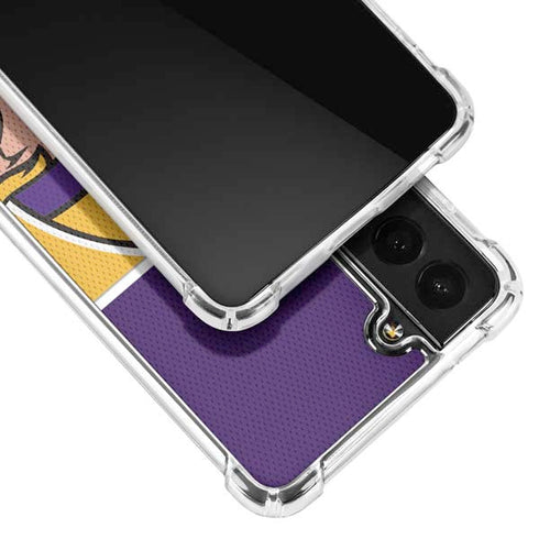 NFL Minnesota Vikings Zone Block Galaxy S21 5G Clear Case