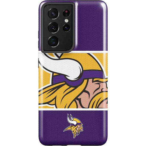 NFL Minnesota Vikings Zone Block Galaxy S21 Ultra 5G Pro Case