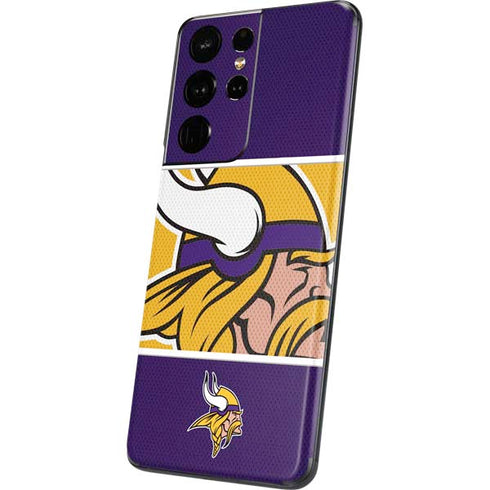 NFL Minnesota Vikings Zone Block Galaxy S21 Ultra 5G Skin