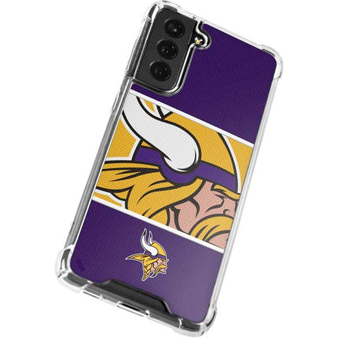 NFL Minnesota Vikings Zone Block Galaxy S22 Plus Clear Case
