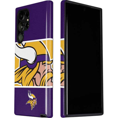 NFL Minnesota Vikings Zone Block Galaxy S22 Ultra Pro Case