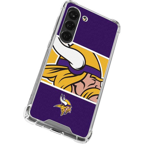 NFL Minnesota Vikings Zone Block Galaxy S23 Clear Case