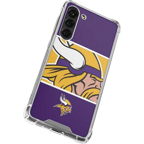 NFL Minnesota Vikings Zone Block Galaxy S23 Plus Clear Case