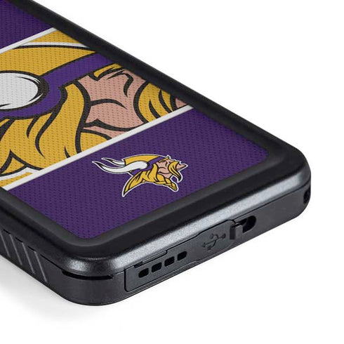 NFL Minnesota Vikings Zone Block Galaxy S23 Plus Waterproof Case