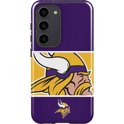 NFL Minnesota Vikings Zone Block Galaxy S23 Pro Case