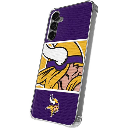 NFL Minnesota Vikings Zone Block Galaxy S24 Plus Clear Case