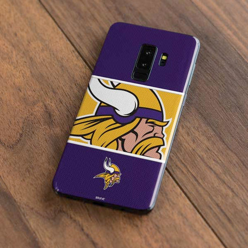 NFL Minnesota Vikings Zone Block Galaxy S9 Plus Skin
