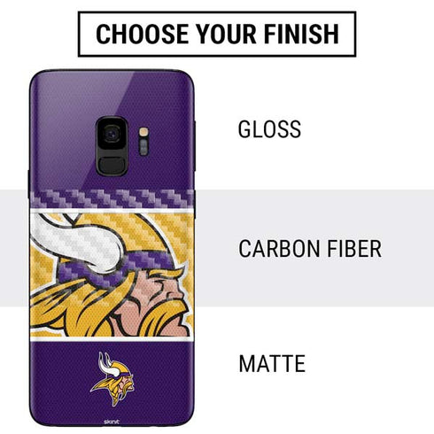 NFL Minnesota Vikings Zone Block Galaxy S9 Skin