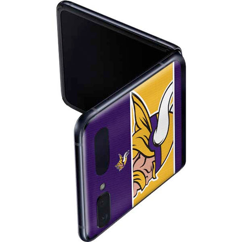 NFL Minnesota Vikings Zone Block Galaxy Z Flip Skin