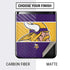 NFL Minnesota Vikings Zone Block Galaxy Z Flip Skin
