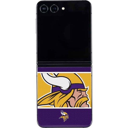 NFL Minnesota Vikings Zone Block Galaxy Z Flip5 5G Skin