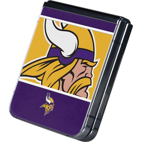 NFL Minnesota Vikings Zone Block Galaxy Z Flip5 5G Skin
