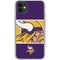 NFL Minnesota Vikings Zone Block iPhone 11 Clear Case