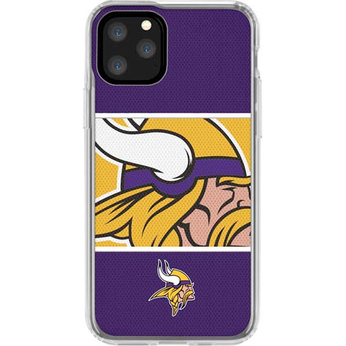 NFL Minnesota Vikings Zone Block iPhone 11 Pro Clear Case