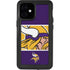 NFL Minnesota Vikings Zone Block iPhone 12 Mini Waterproof Case