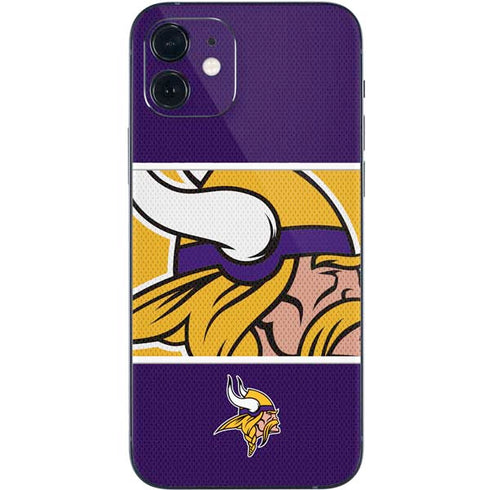 NFL Minnesota Vikings Zone Block iPhone 12 Skin