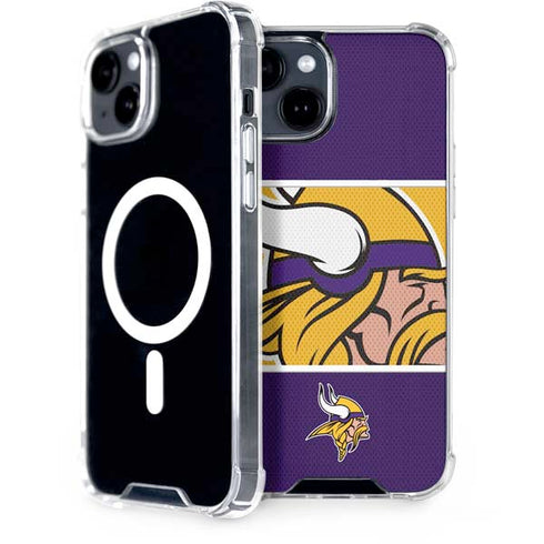 NFL Minnesota Vikings Zone Block iPhone 13 MagSafe Case