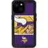 NFL Minnesota Vikings Zone Block iPhone 13 Mini Waterproof Case