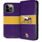 NFL Minnesota Vikings Zone Block iPhone 13 Pro Max Folio Case