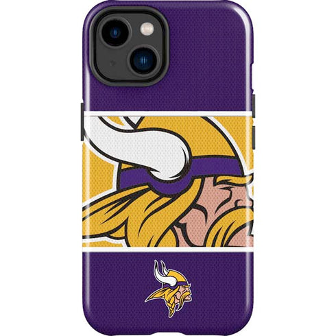 NFL Minnesota Vikings Zone Block iPhone 14 Plus Impact Case
