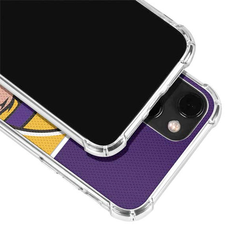NFL Minnesota Vikings Zone Block iPhone 14 Plus Clear Case