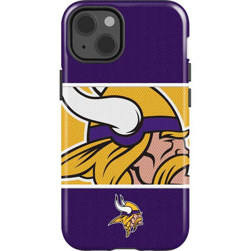 NFL Minnesota Vikings Zone Block iPhone 15 Impact Case