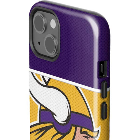 NFL Minnesota Vikings Zone Block iPhone 15 Impact Case