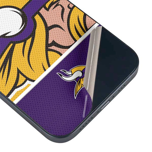 NFL Minnesota Vikings Zone Block iPhone 15 Plus Skin