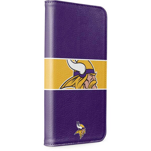 NFL Minnesota Vikings Zone Block iPhone 14 Pro Folio Case