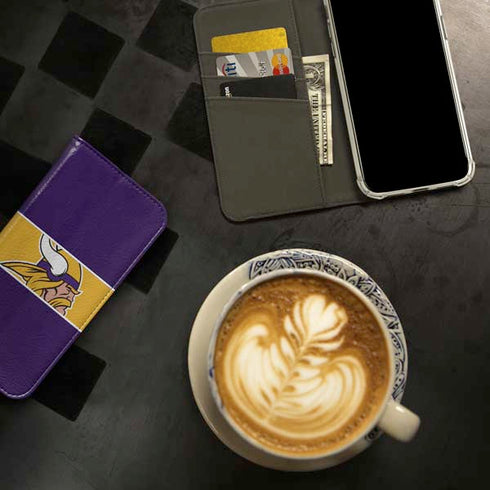 NFL Minnesota Vikings Zone Block iPhone 14 Pro Folio Case
