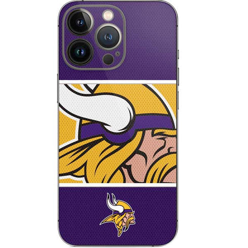 NFL Minnesota Vikings Zone Block iPhone 15 Pro Skin