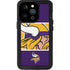 NFL Minnesota Vikings Zone Block iPhone 14 Pro Waterproof Case