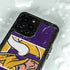 NFL Minnesota Vikings Zone Block iPhone 14 Pro Waterproof Case
