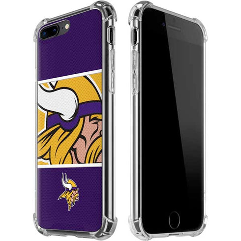 NFL Minnesota Vikings Zone Block iPhone 7/8 Plus Clear Case