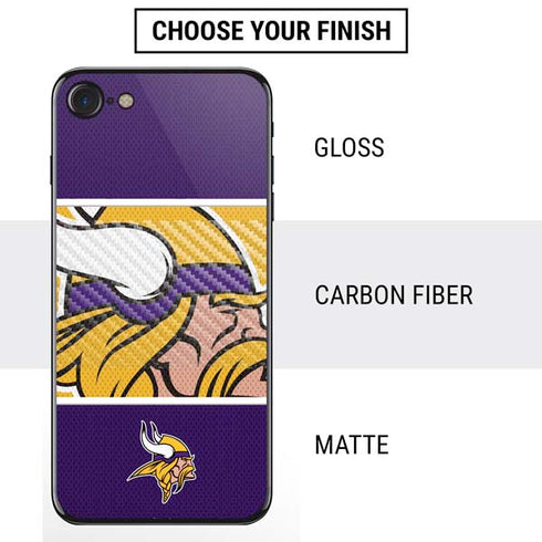 NFL Minnesota Vikings Zone Block iPhone SE (2nd & 3rd Gen) Skin
