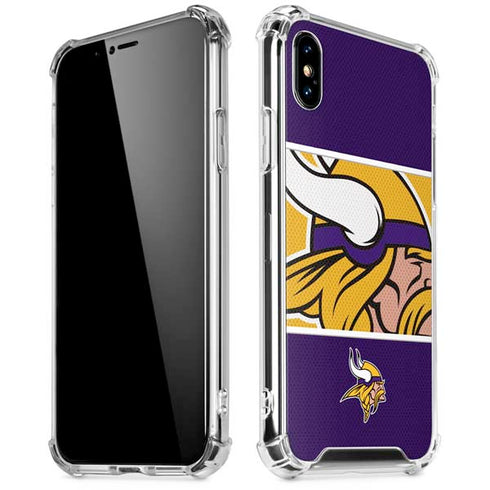 NFL Minnesota Vikings Zone Block iPhone X/XS Clear Case