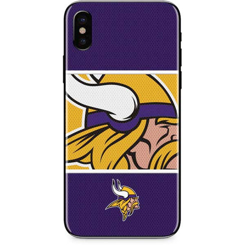 NFL Minnesota Vikings Zone Block iPhone XS Skin